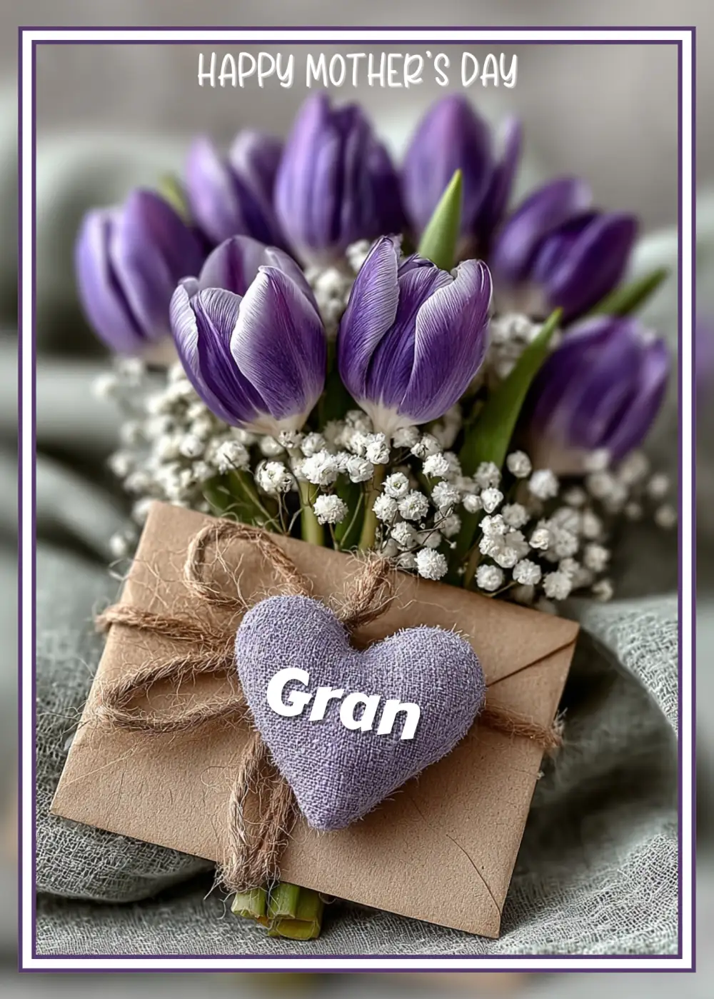 Gran - Purple Flowers